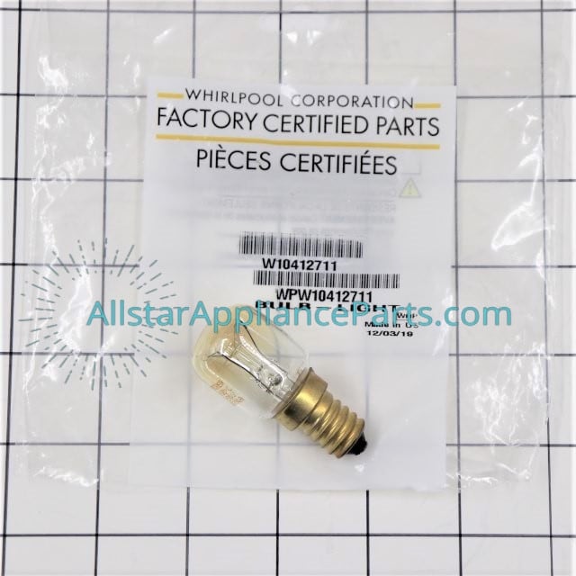 Part Number WPW10412711 replaces W10412711