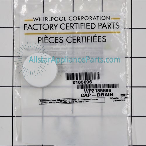 Part Number WP2185696 replaces 2185696
