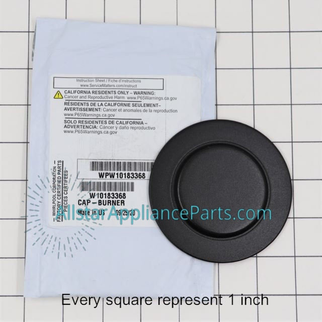 Part Number WPW10183368 replaces W10183368