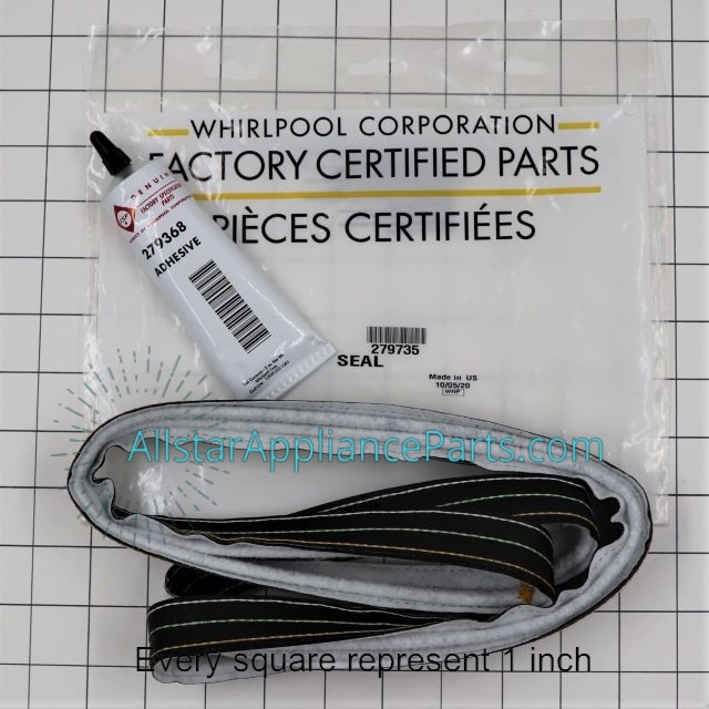 Part Number 279735 replaces 279407, 345648, 9830197
