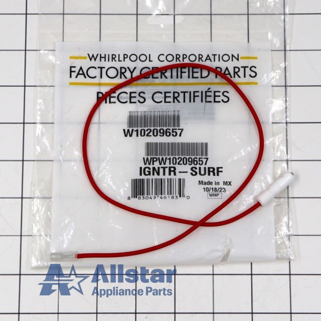 Part Number WPW10209657 replaces  98012191,  98012192,  98012194,  98014516,  98014521,  98014522,  98017563,  W10127481,  W10209657