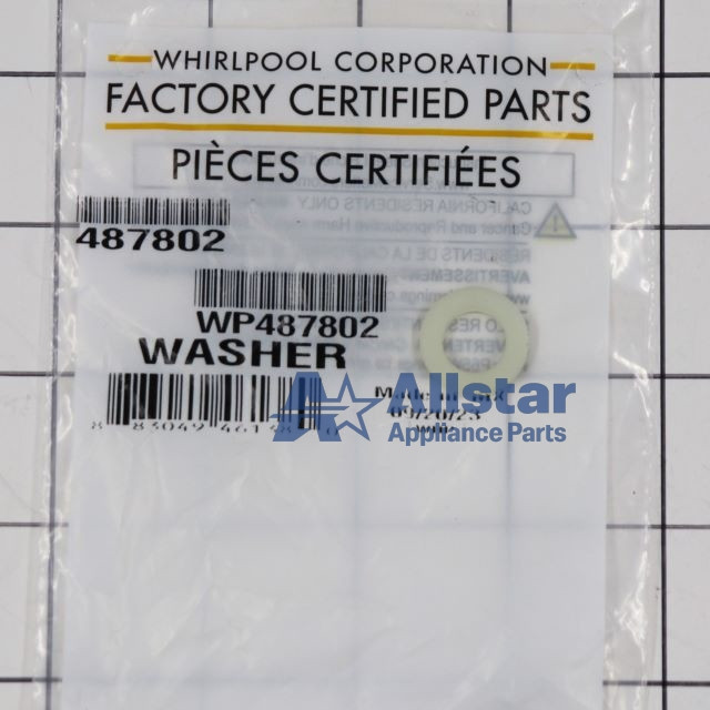 Part Number WP487802 replaces  487802,  488184,  488504,  488723,  489802,  867190